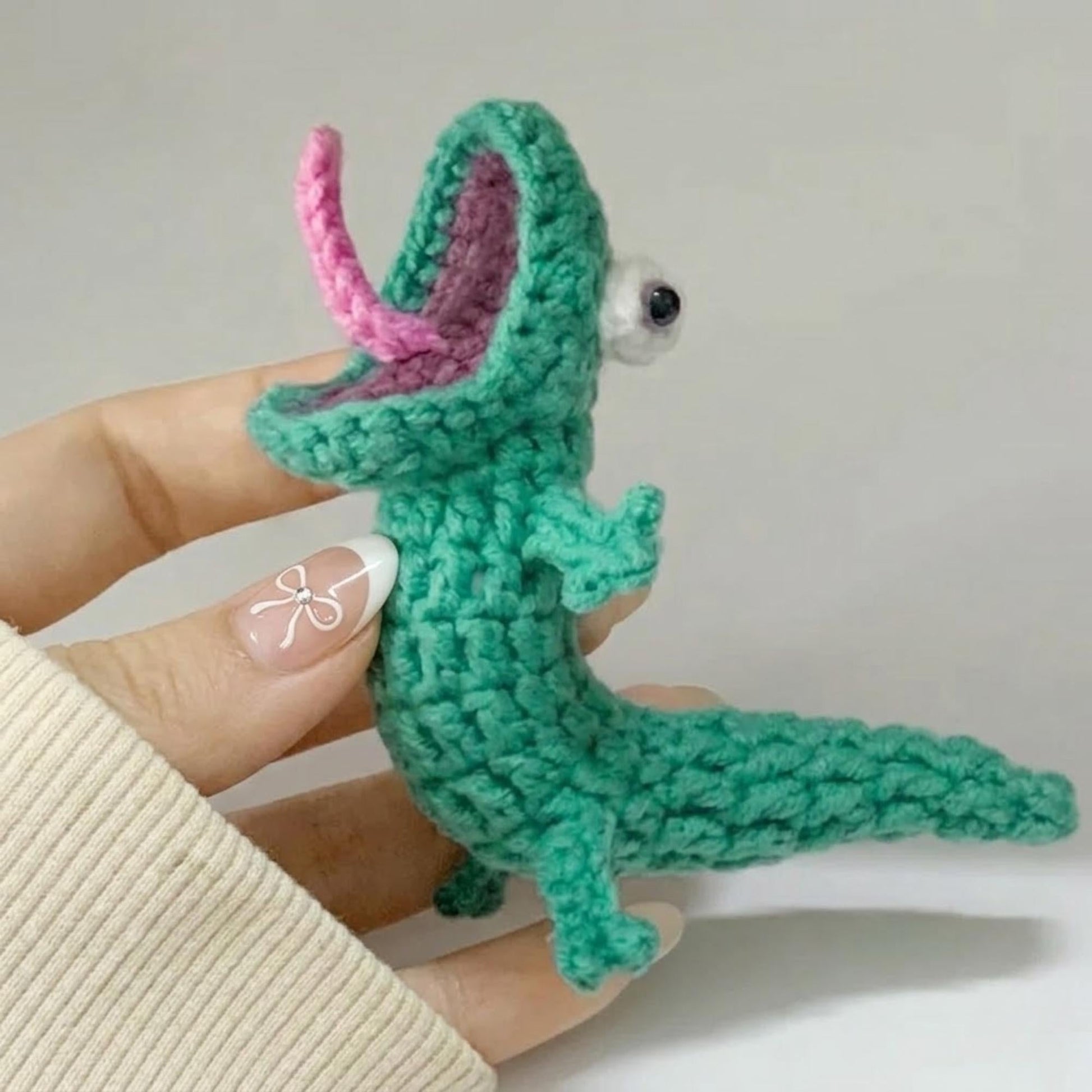 Hooktasyy Crochet Tom Lizard Pattern Cute Amigurumi Beginner Easy PDF