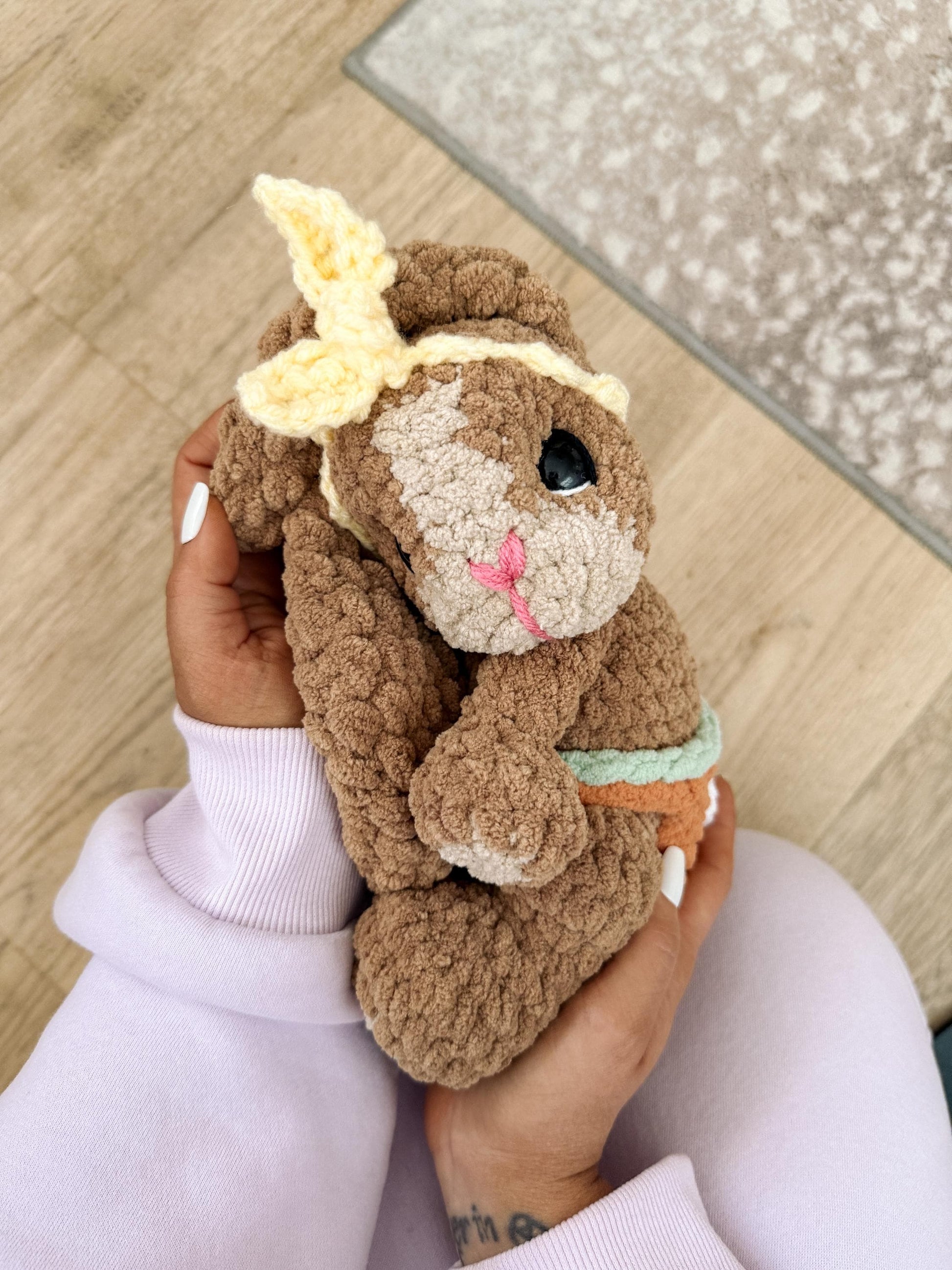 BkayCrochetCo Bali the Bunny STUFFIE Amigurumi Crochet Pattern PDF