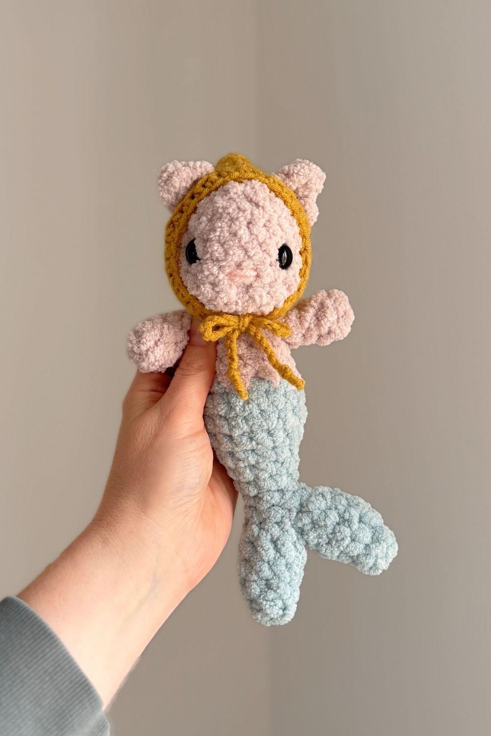 Oak and Marlow Fable Baby Mermaid Mod Crochet Pattern
