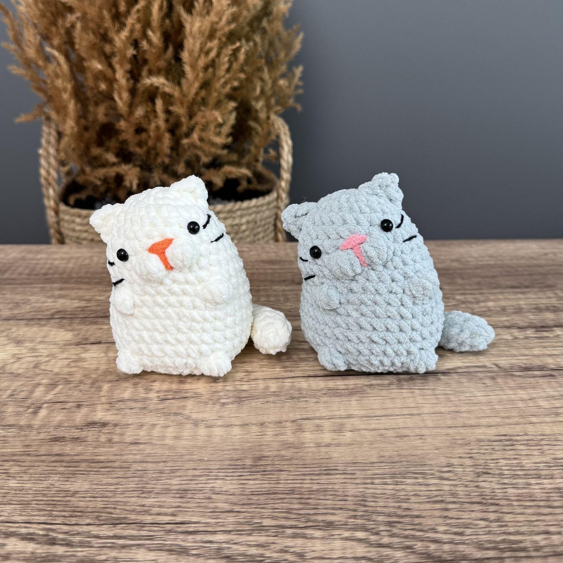 Bedabee 3-in-1 No-Sew Curious Cat Crochet Pattern Bundle Beginner Amigurumi