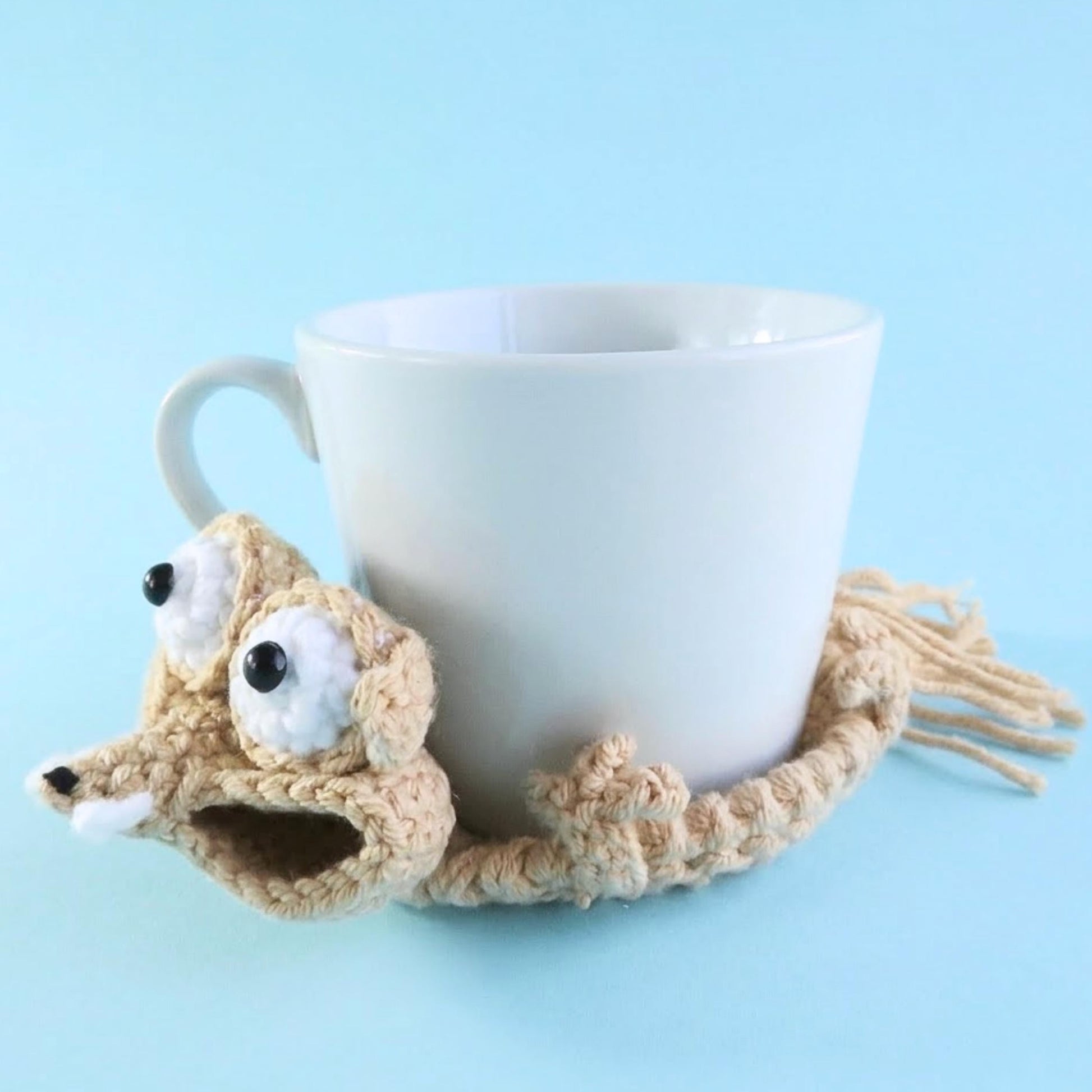 Hooktasyy 3-in-1 Sloth & Squirrel Popping Coaster Beginner Crochet Pattern PDF