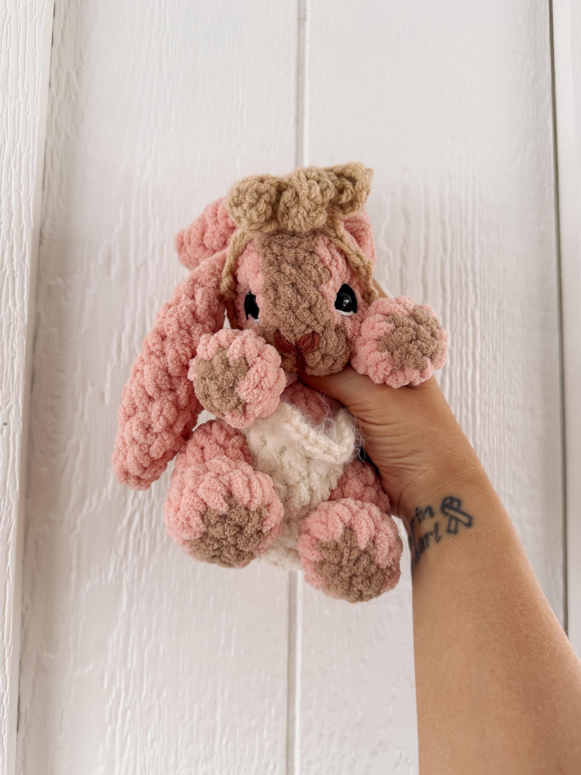 BkayCrochetCo Itty Bali the Bunny STUFFIE Amigurumi Crochet Pattern PDF