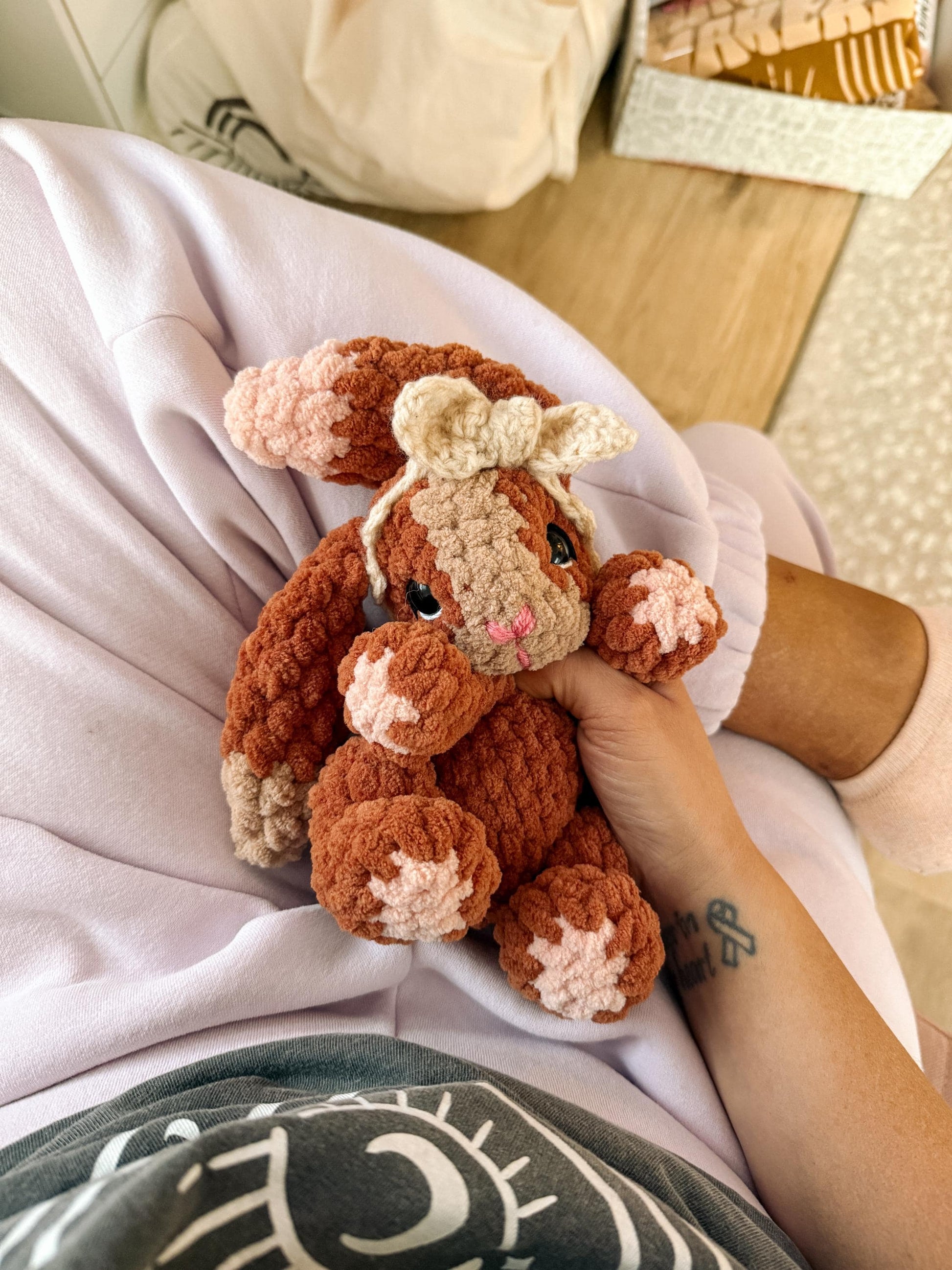 BkayCrochetCo Itty Bali the Bunny STUFFIE Amigurumi Crochet Pattern PDF