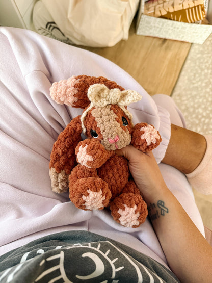 BkayCrochetCo Itty Bali the Bunny STUFFIE Amigurumi Crochet Pattern PDF