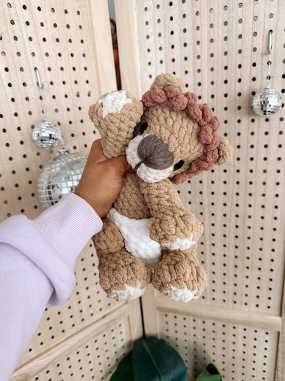 BkayCrochetCo Leo the Lion SNUGGLER and STUFFIE Amigurumi Crochet Pattern PDF