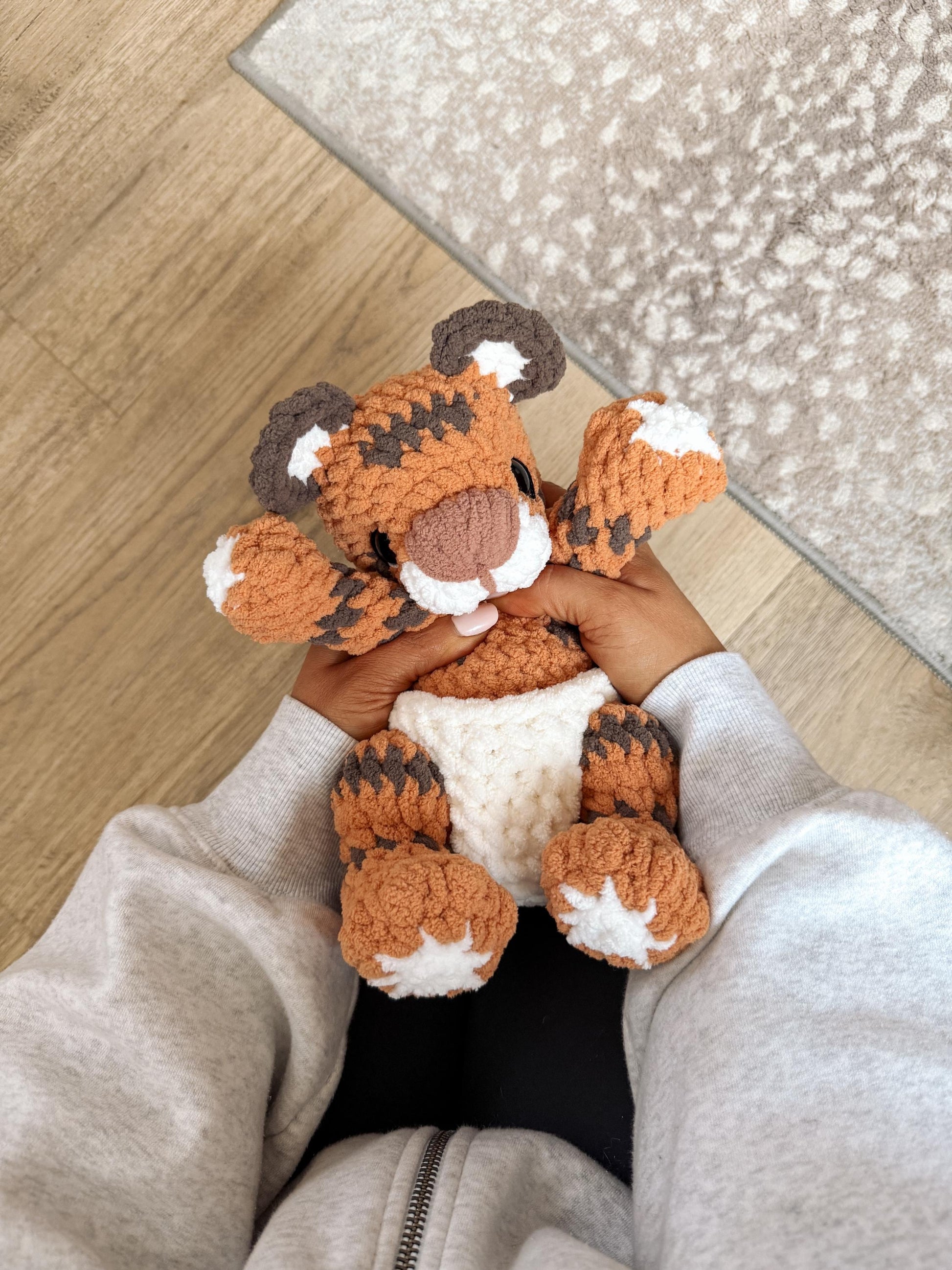 BkayCrochetCo Tux the Tiger STUFFIE Amigurumi Crochet Pattern PDF