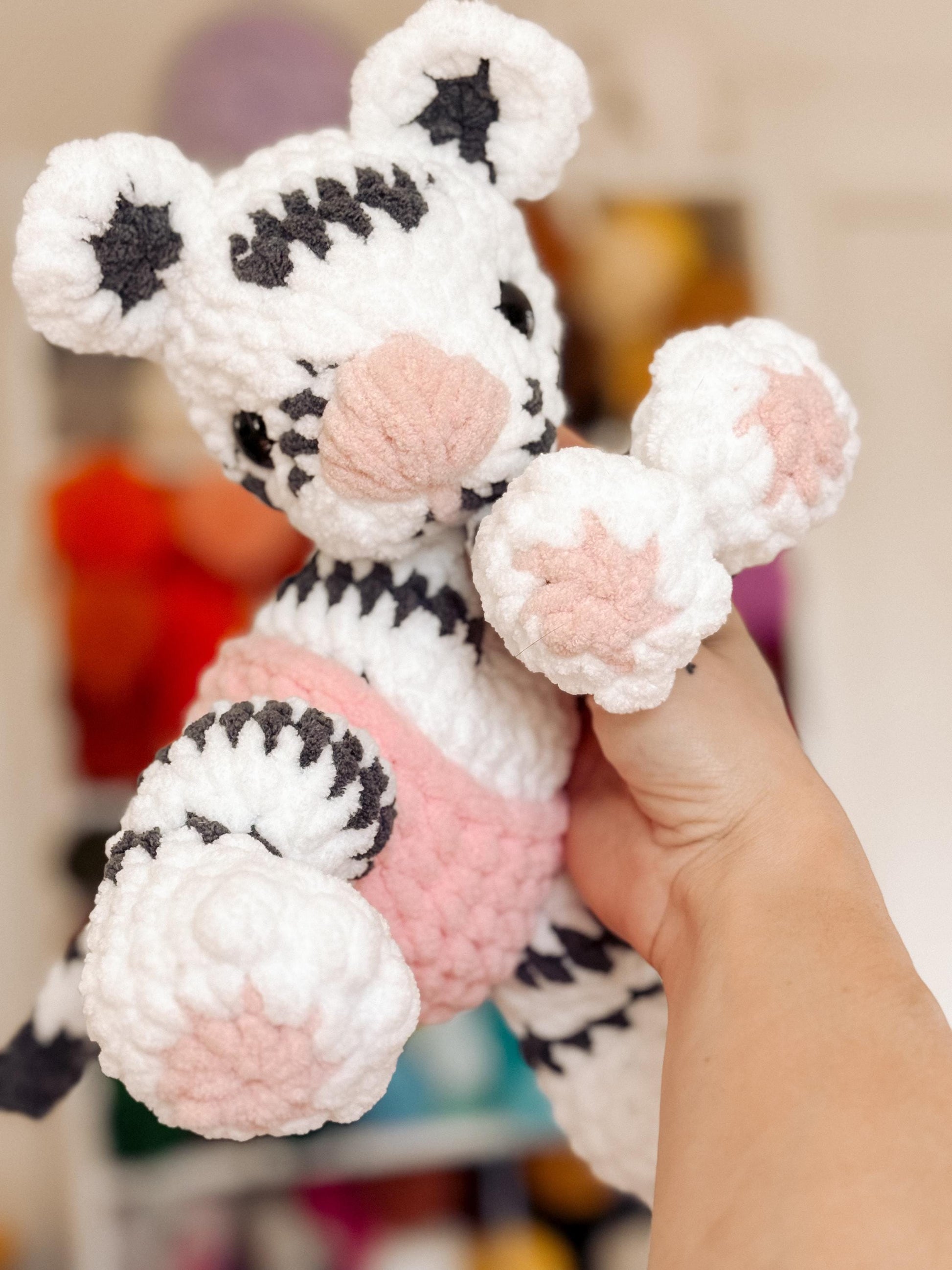 BkayCrochetCo Tux the Tiger STUFFIE Amigurumi Crochet Pattern PDF
