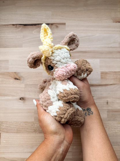 BkayCrochetCo ITTY Charlie the Calf STUFFIE Amigurumi Crochet Pattern PDF