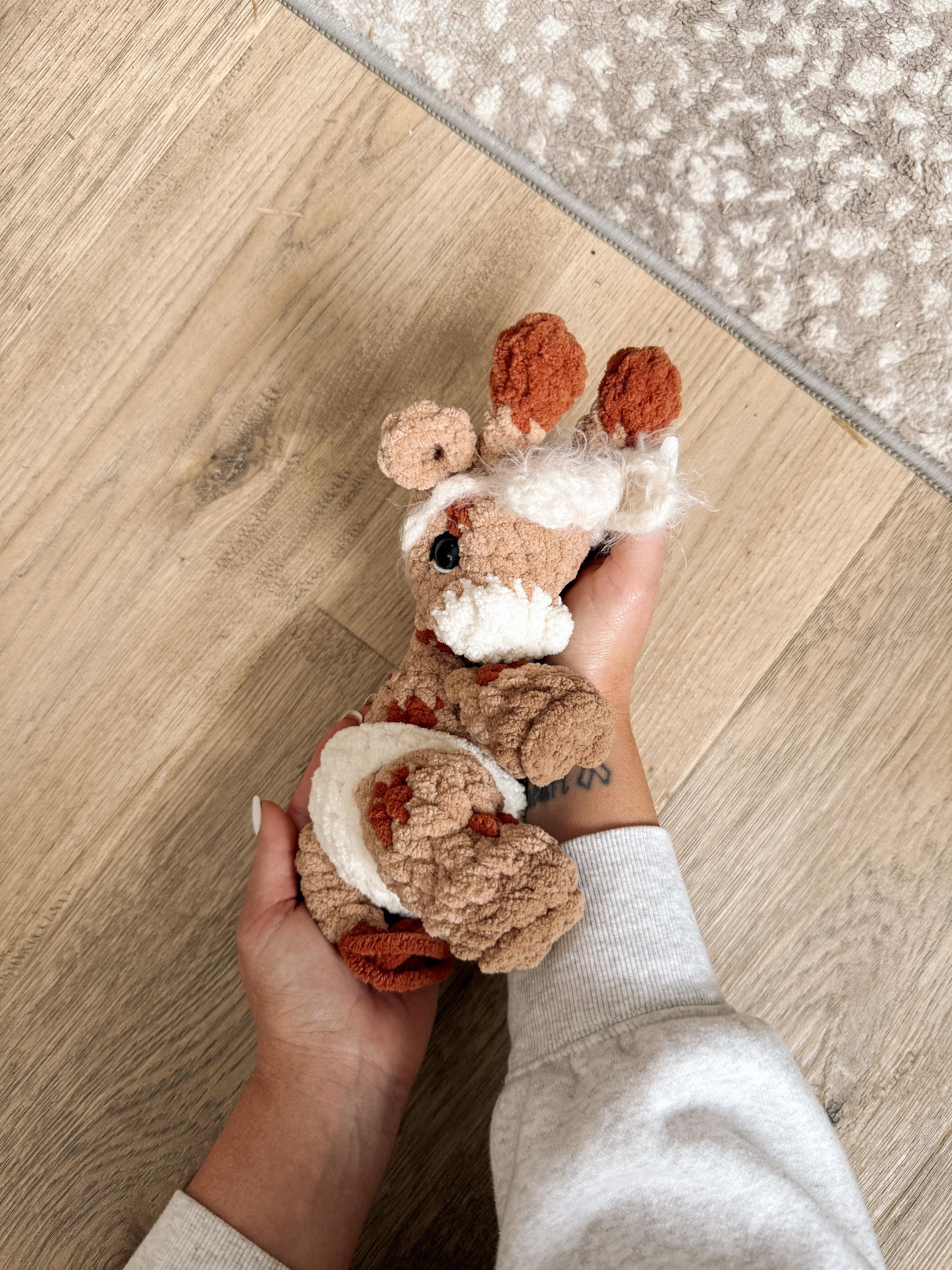 BkayCrochetCo ITTY Gentry the Giraffe STUFFIE Amigurumi Crochet Pattern PDF