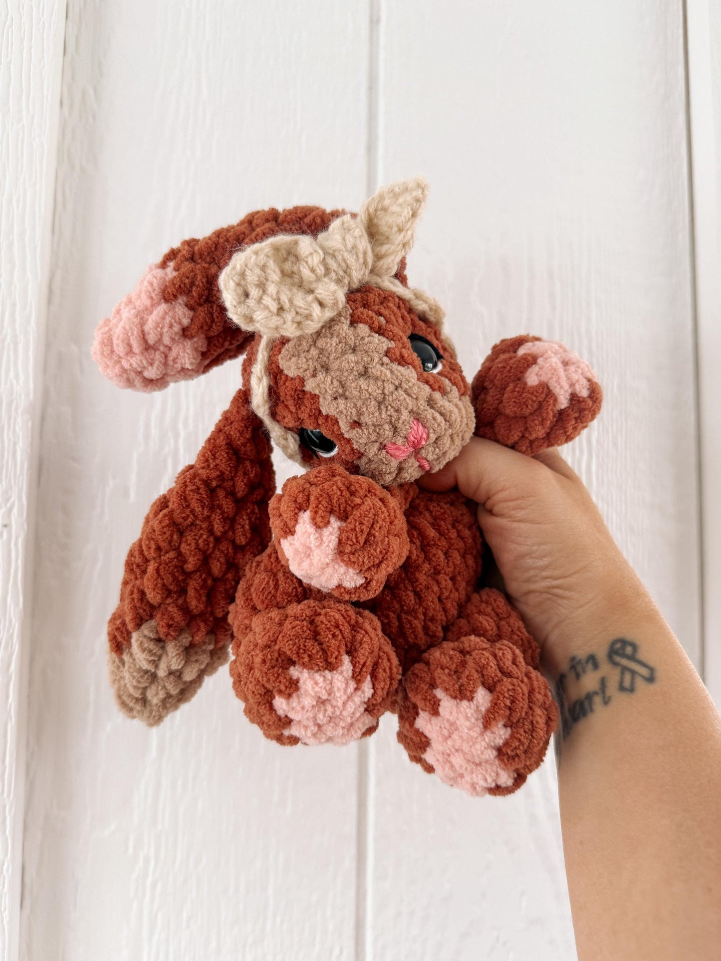 BkayCrochetCo Itty Bali the Bunny STUFFIE Amigurumi Crochet Pattern PDF
