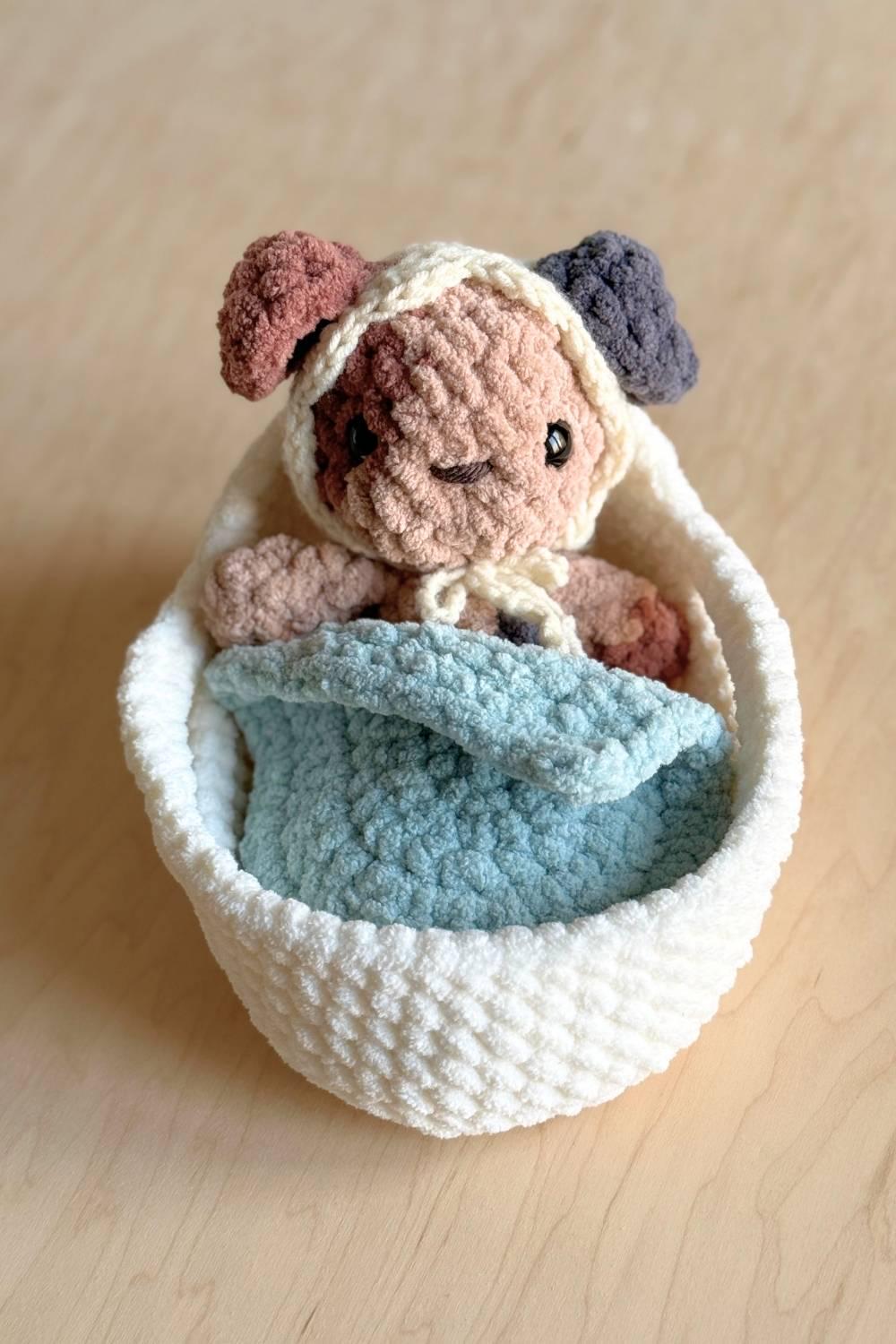 Oak and Marlow Baby Marley Dog Crochet Pattern (Fable Collection)
