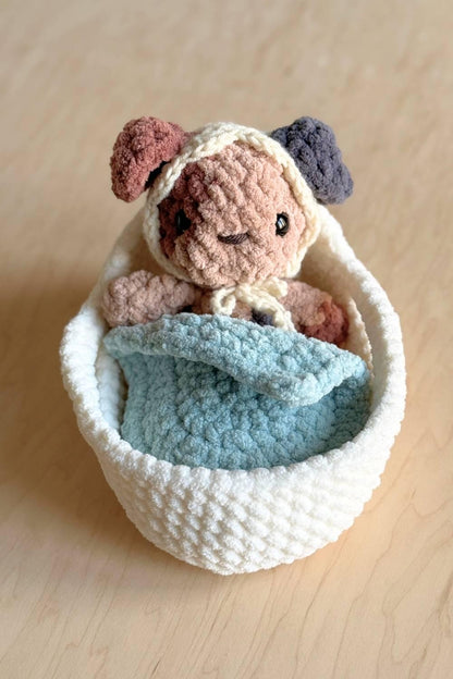 Oak and Marlow Baby Marley Dog Crochet Pattern (Fable Collection)