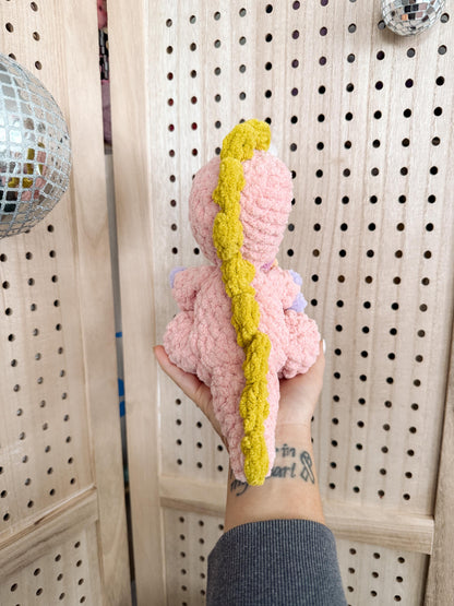 BkayCrochetCo ITTY Indie the Ittysaurus with Triceratops Mod STUFFIE Amigurumi Crochet Pattern PDF