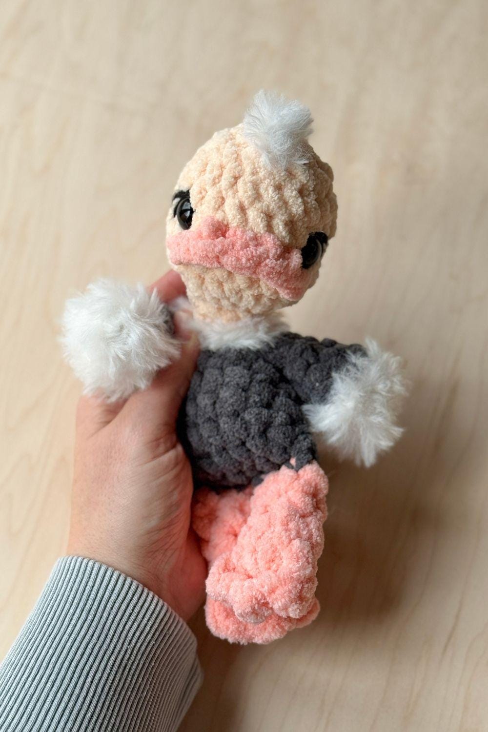 Oak and Marlow Baby Ellie Ostrich Crochet Pattern (Fable Collection)