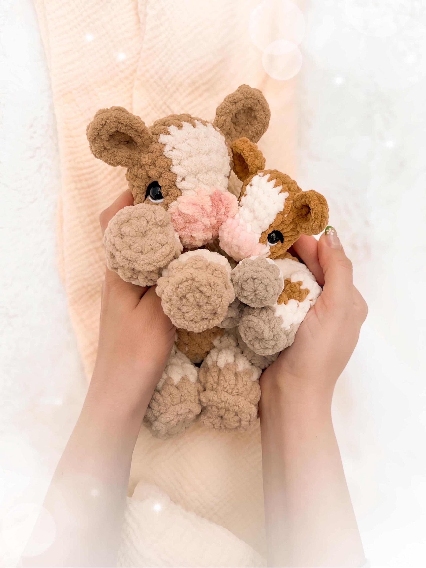 BkayCrochetCo ITTY Charlie the Calf STUFFIE Amigurumi Crochet Pattern PDF