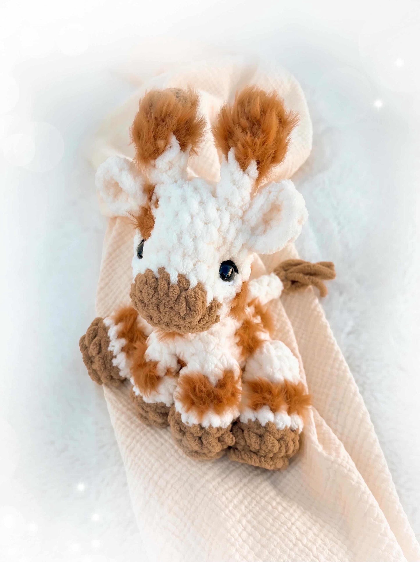 BkayCrochetCo ITTY Gentry the Giraffe STUFFIE Amigurumi Crochet Pattern PDF