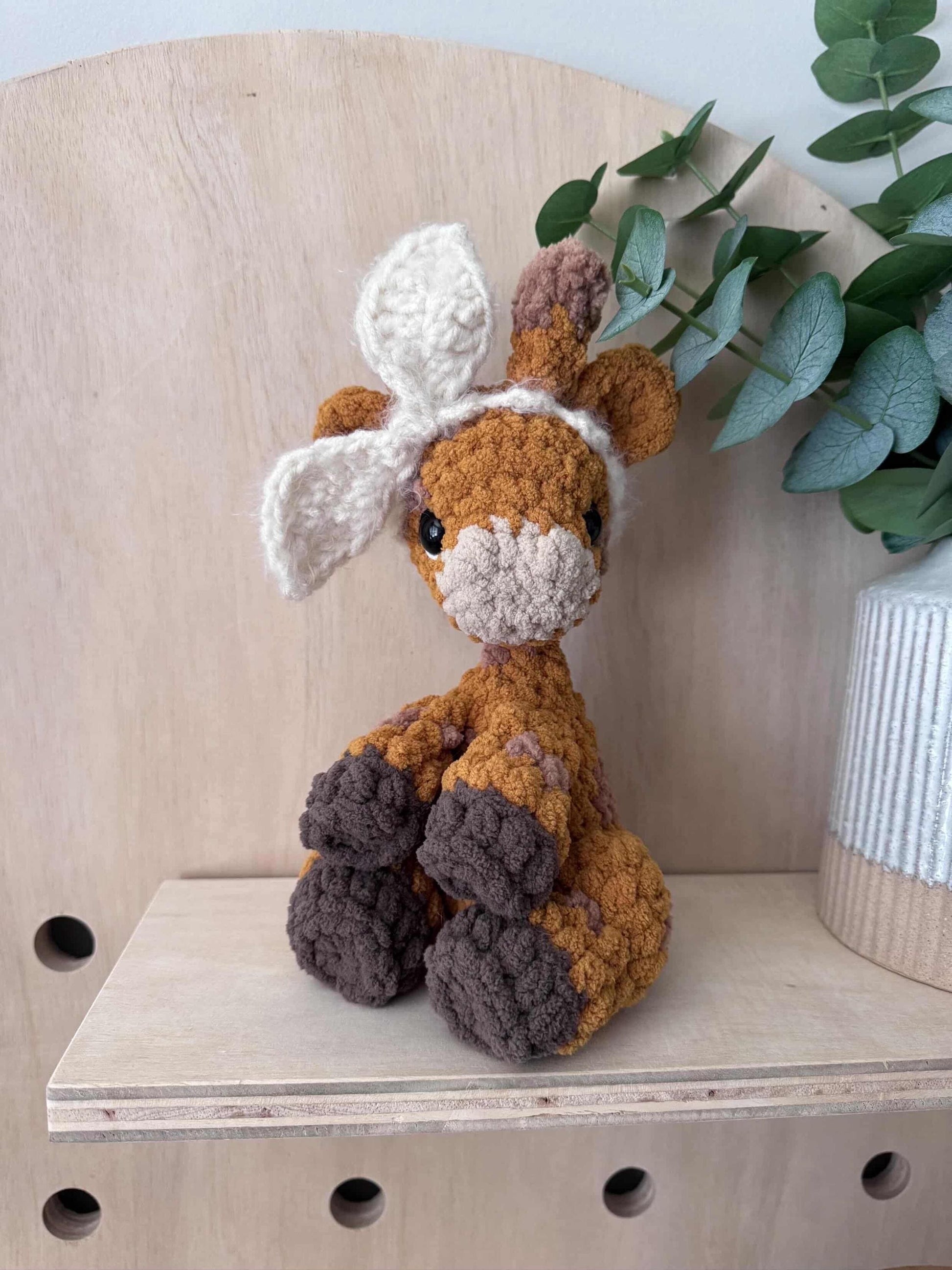 BkayCrochetCo ITTY Gentry the Giraffe STUFFIE Amigurumi Crochet Pattern PDF