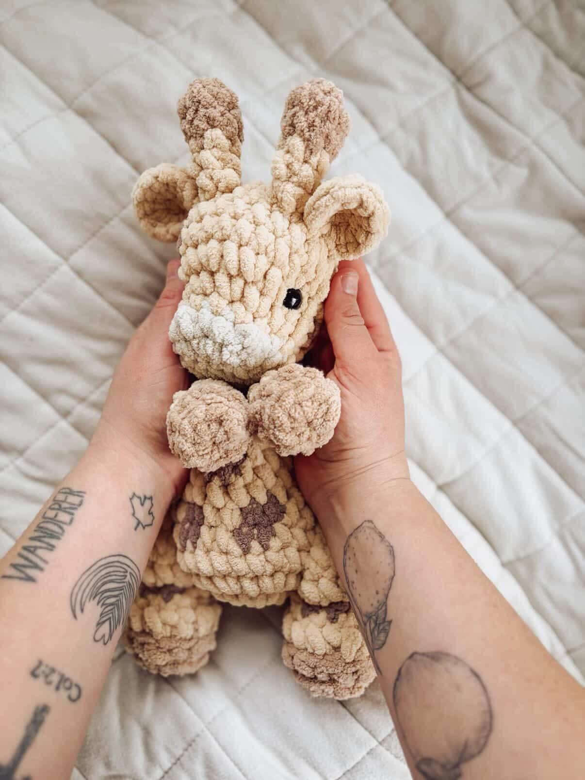 BkayCrochetCo ITTY Gentry the Giraffe STUFFIE Amigurumi Crochet Pattern PDF