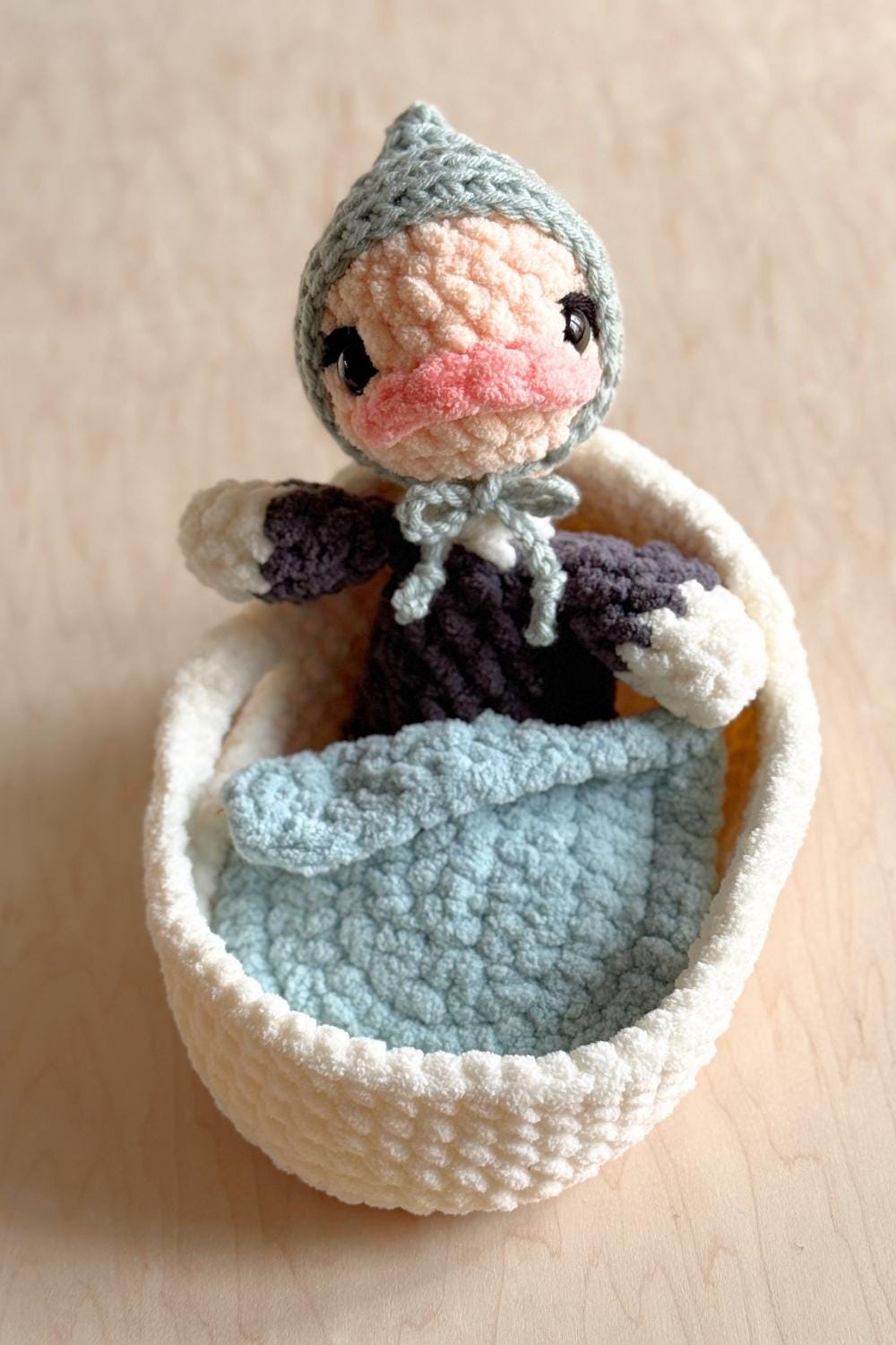 Oak and Marlow Baby Ellie Ostrich Crochet Pattern (Fable Collection)