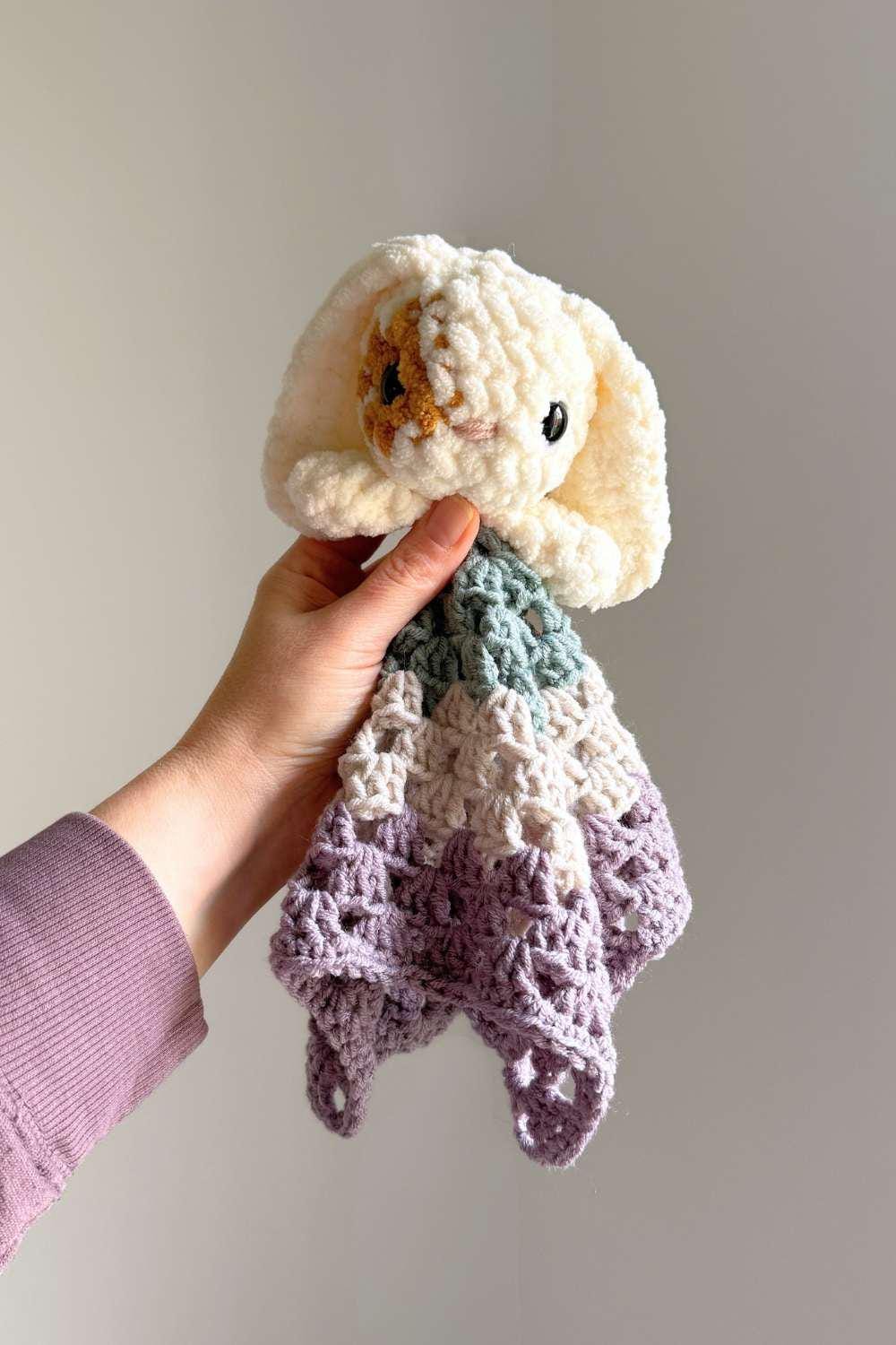 Oak and Marlow Blanket Baby Lovey Mod Crochet Pattern