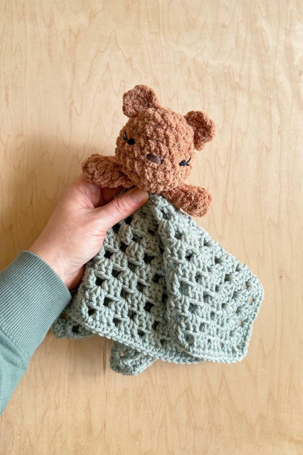 Oak and Marlow Blanket Baby Lovey Mod Crochet Pattern