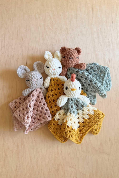 Oak and Marlow Blanket Baby Lovey Mod Crochet Pattern
