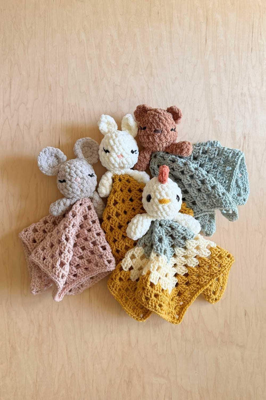 Oak and Marlow Blanket Baby Lovey Mod Crochet Pattern