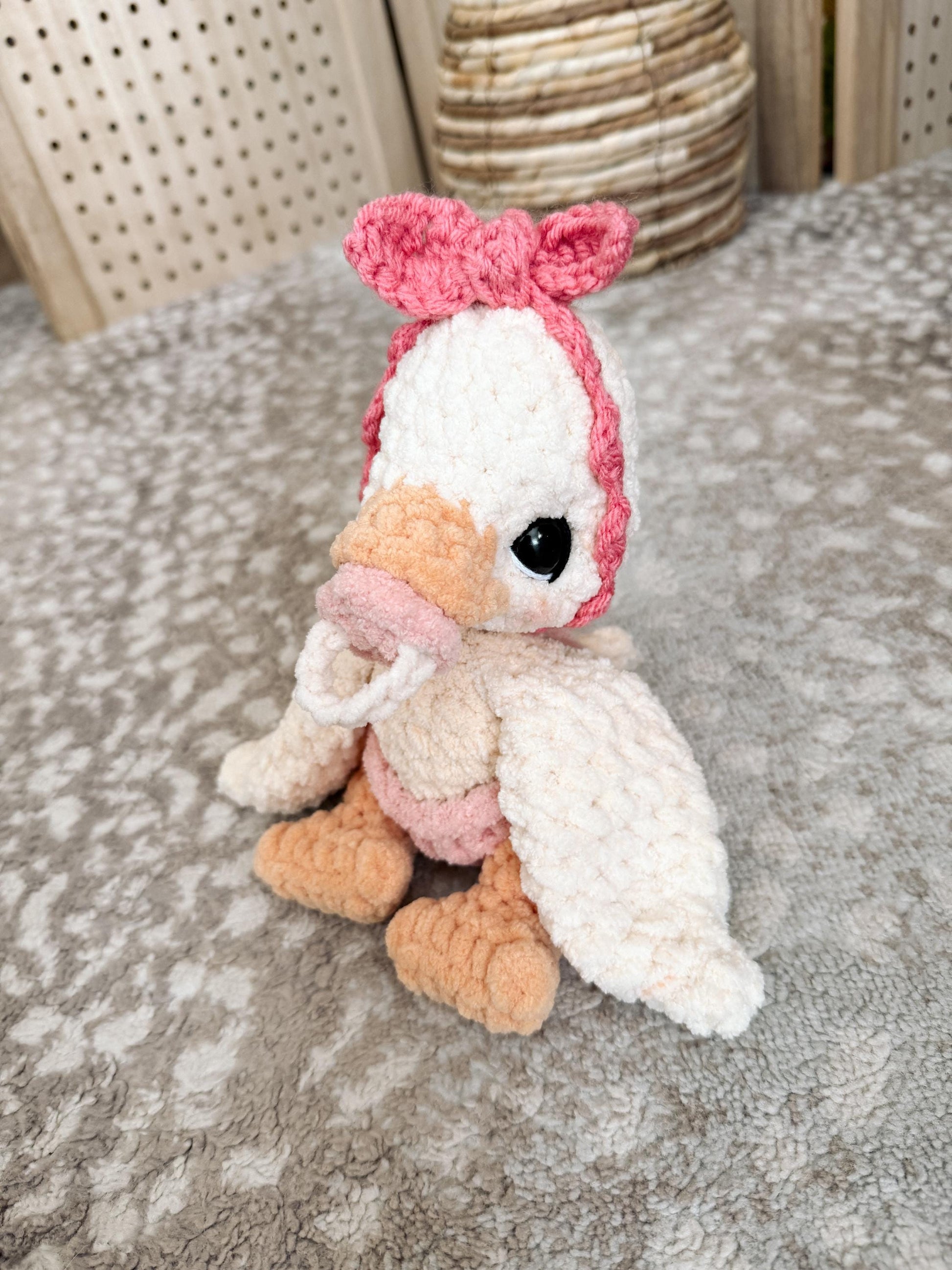 BkayCrochetCo Itty Novie the Duckling Amigurumi Crochet Pattern PDF