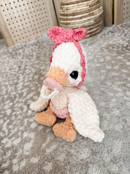 BkayCrochetCo Itty Novie the Duckling Amigurumi Crochet Pattern PDF