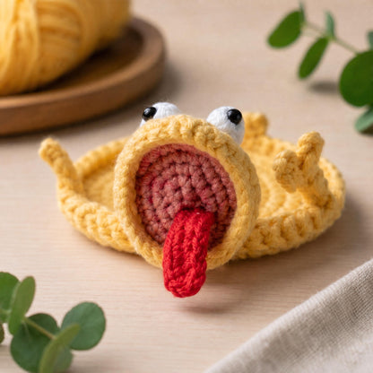 Crochiny 3-in-1 Crocodile Squirrel Lizard Coaster Crochet Pattern Bundle Amigurumi PDF Tutorial