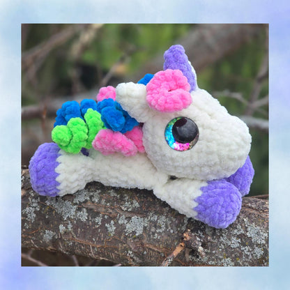 SnuggleBeansCrochet Mini Dragon Unicorn Dino 4-Pack Crochet Pattern Bundle Intermediate Amigurumi PDF