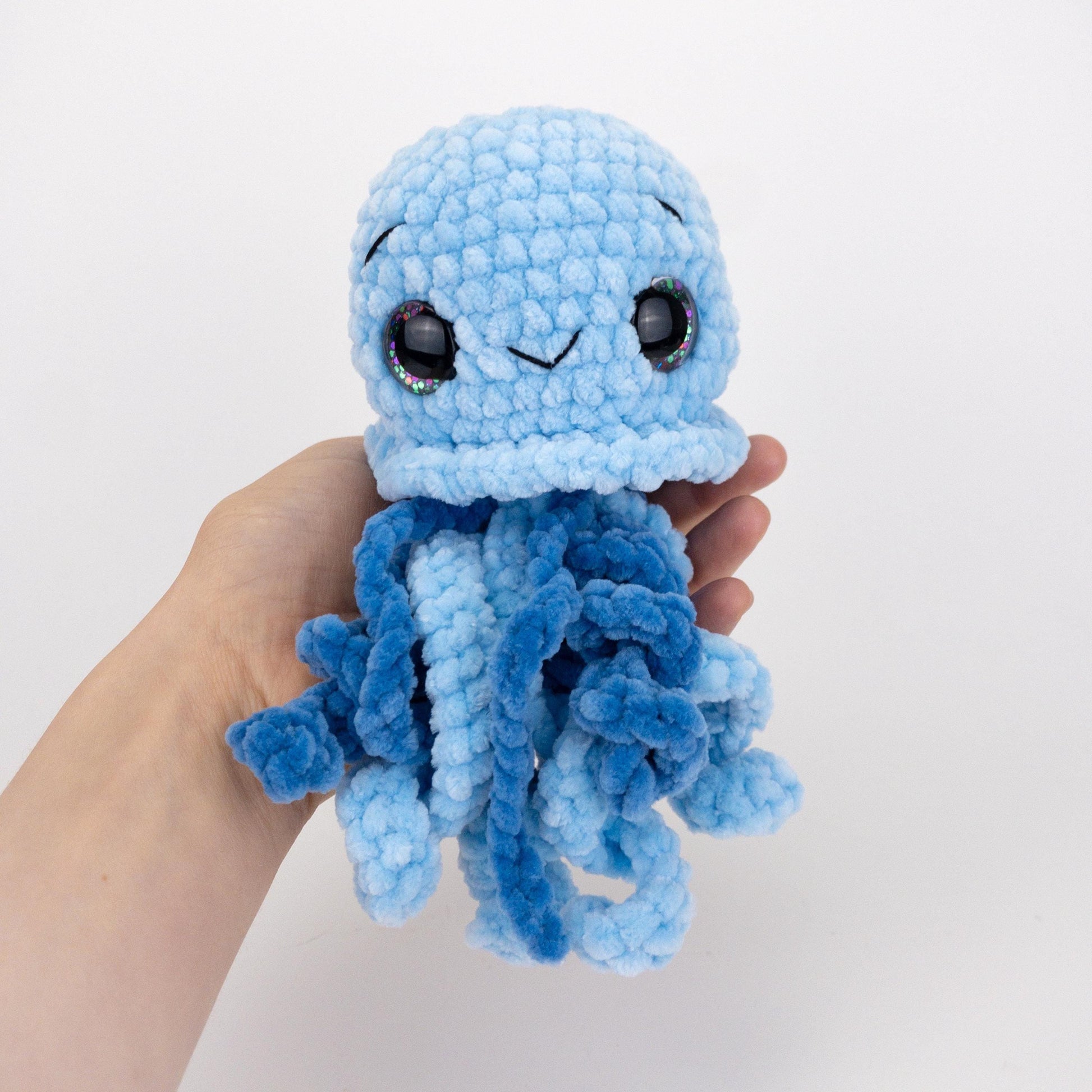 TheresasCrochetShop No Sew Jules the Jellyfish Amigurumi Crochet Pattern PDF