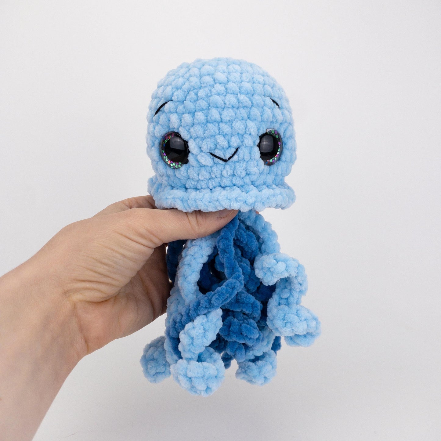 TheresasCrochetShop No Sew Jules the Jellyfish Amigurumi Crochet Pattern PDF