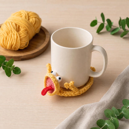 Crochiny 3-in-1 Crocodile Squirrel Lizard Coaster Crochet Pattern Bundle Amigurumi PDF Tutorial