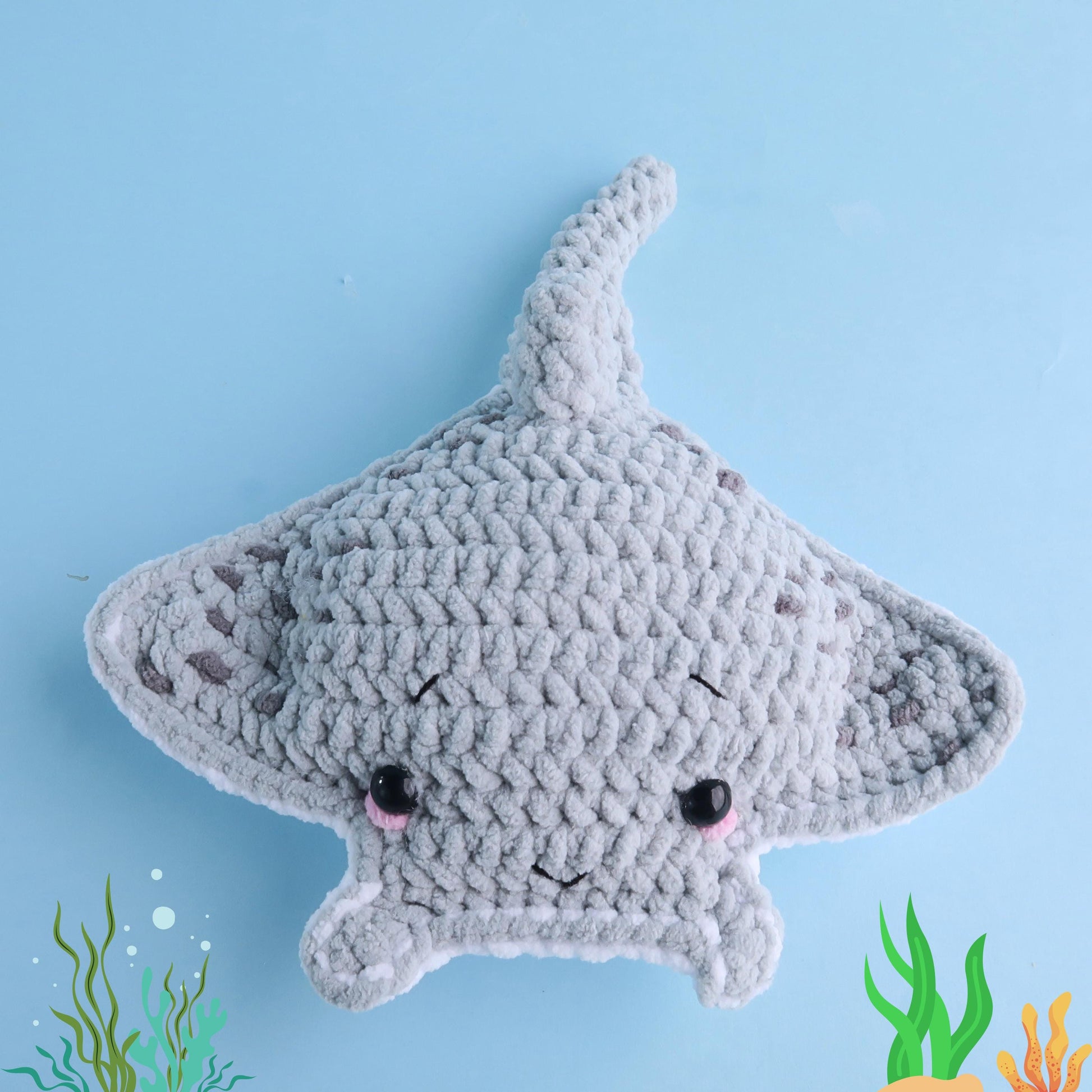Hooktasyy 12-in-1 Sea Animals Crochet Pattern Bundle Low-Sew Ocean Amigurumi PDF