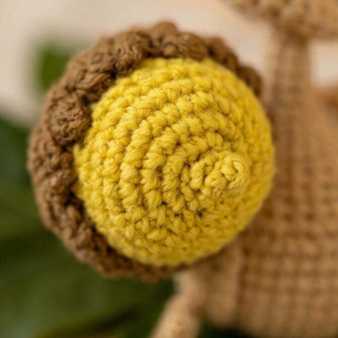 Crochiny Long Neck Squirrel Crochet Pattern Digital Download Amigurumi Bag Charm