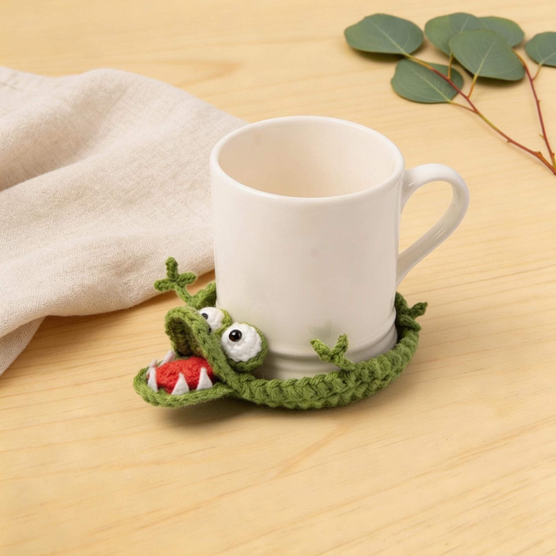 Crochiny 3-in-1 Crocodile Squirrel Lizard Coaster Crochet Pattern Bundle Amigurumi PDF Tutorial