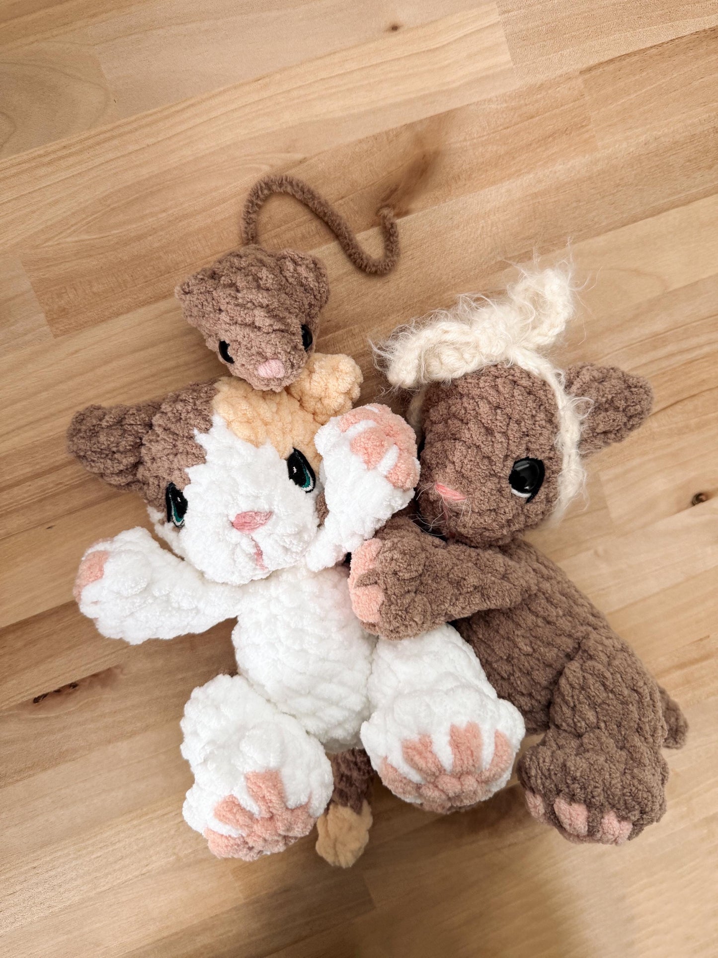 BkayCrochetCo ITTY Kai the Kitty STUFFIE Amigurumi Crochet Pattern PDF