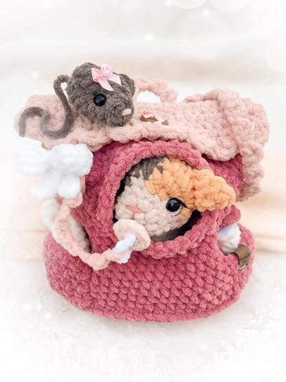 BkayCrochetCo Backpack Pets Diaper Bag Amigurumi Crochet Pattern PDF