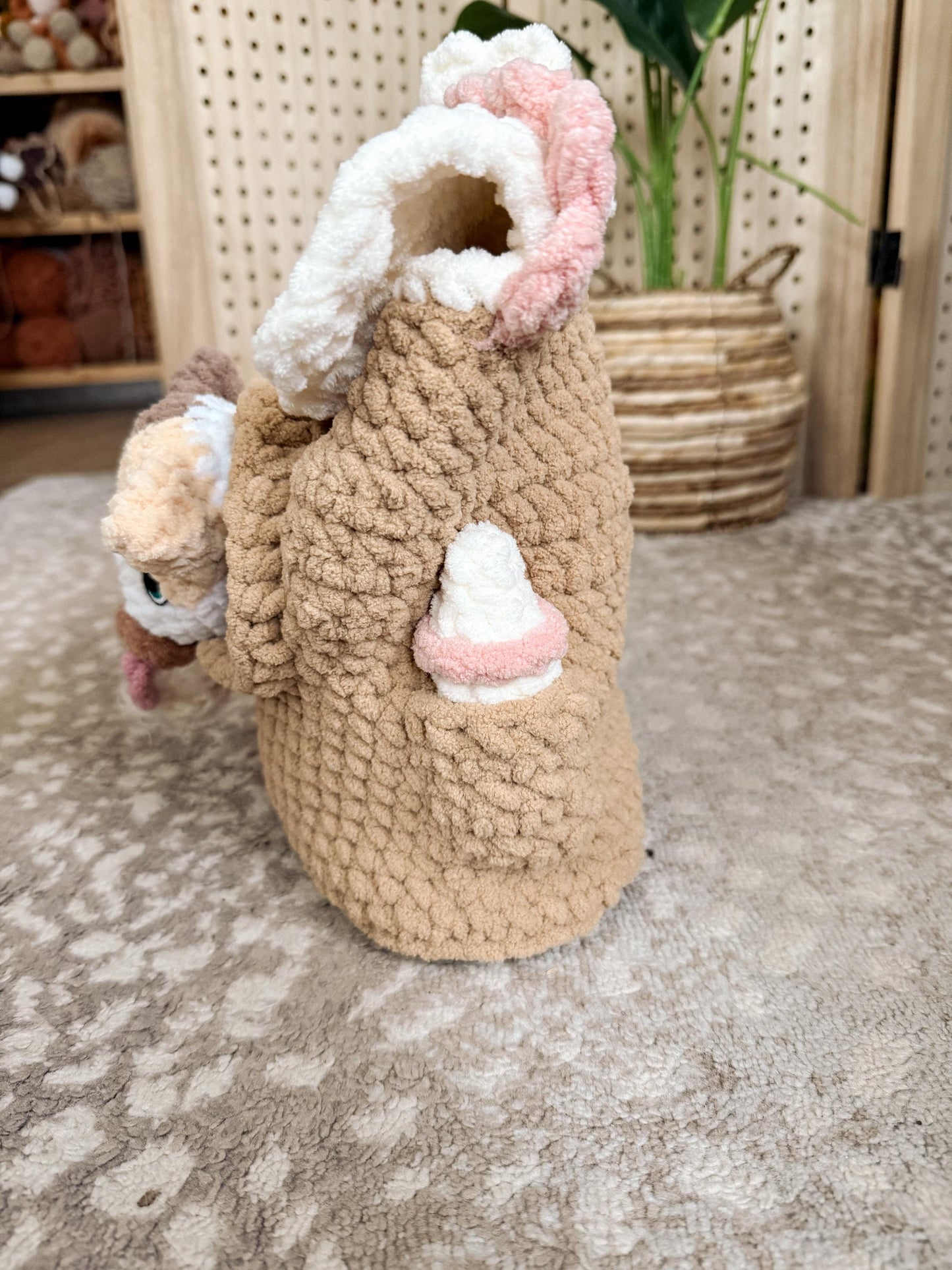 BkayCrochetCo Backpack Pets Diaper Bag Amigurumi Crochet Pattern PDF