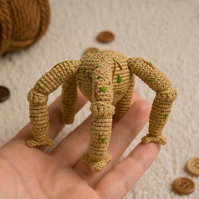 Rocky The Eridian Crochet Pattern, Fantasy Creature Amigurumi, Project Hail Mary Inspired, Handmade Gift Digital Download