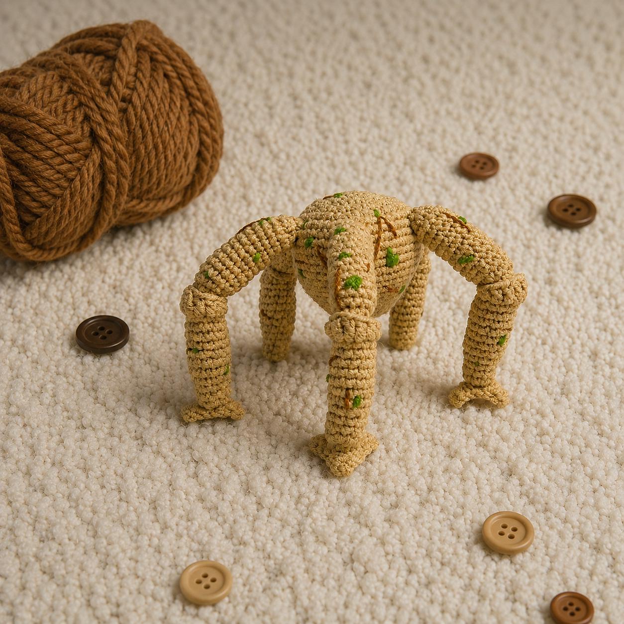 Rocky The Eridian Crochet Pattern, Fantasy Creature Amigurumi, Project Hail Mary Inspired, Handmade Gift Digital Download