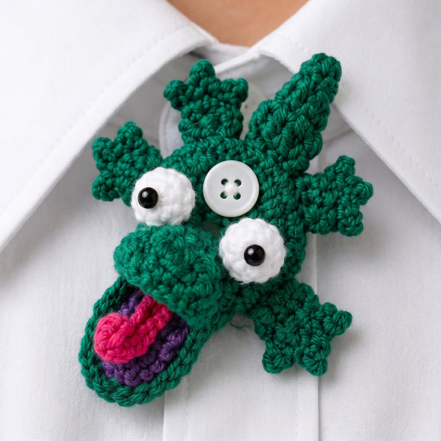Crochiny 3-in-1 Animal Button Cover Crochet Pattern Bundle Lizard Mouse Squirrel PDF