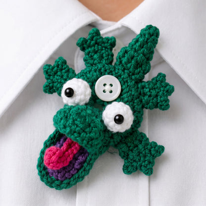 Crochiny 3-in-1 Animal Button Cover Crochet Pattern Bundle Lizard Mouse Squirrel PDF