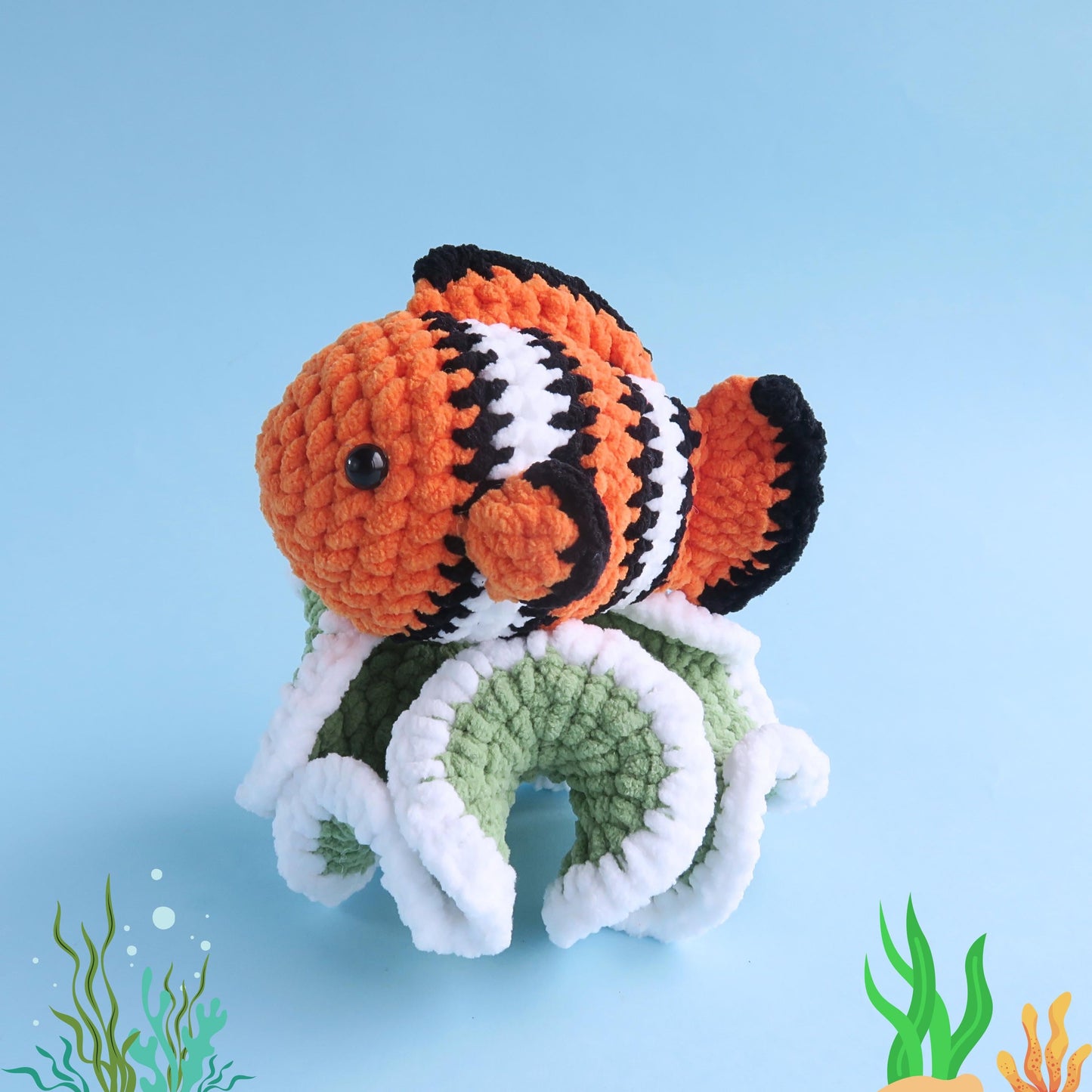 Hooktasyy 12-in-1 Sea Animals Crochet Pattern Bundle Low-Sew Ocean Amigurumi PDF