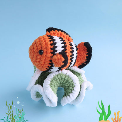 Hooktasyy 12-in-1 Sea Animals Crochet Pattern Bundle Low-Sew Ocean Amigurumi PDF