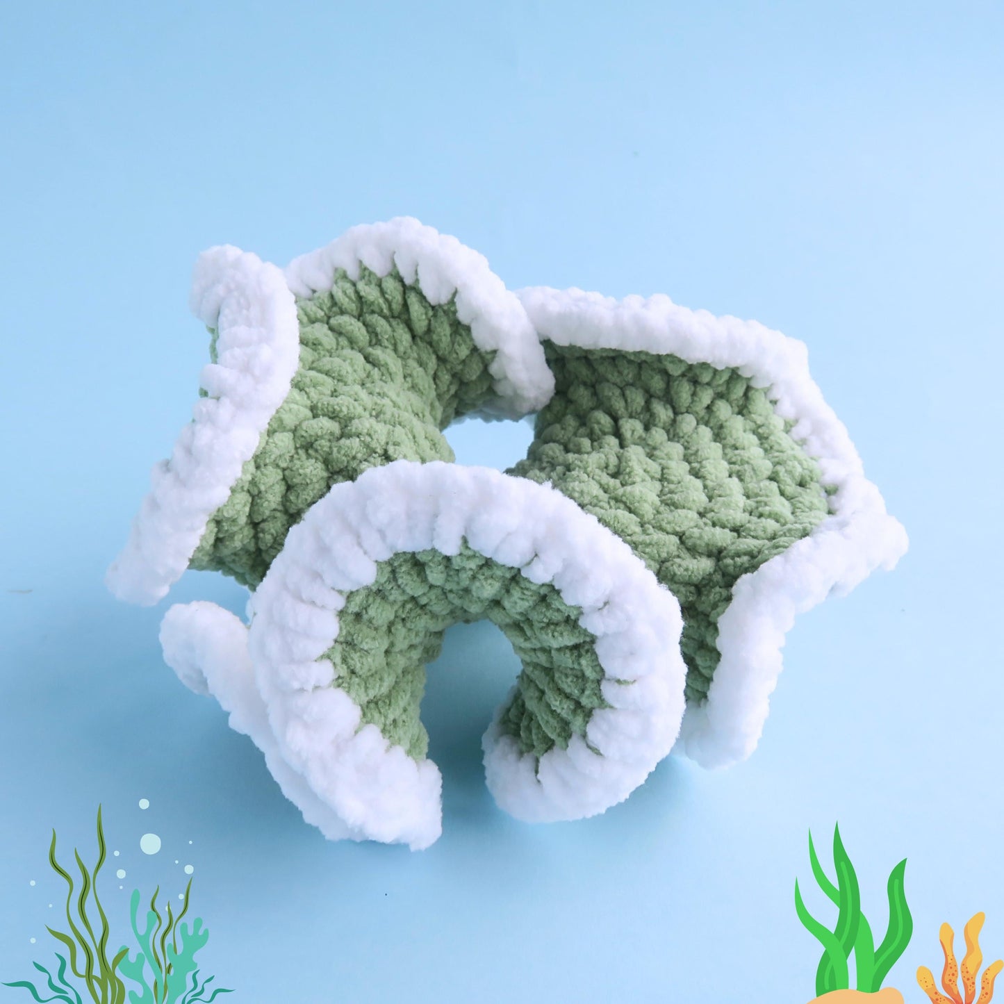 Hooktasyy 12-in-1 Sea Animals Crochet Pattern Bundle Low-Sew Ocean Amigurumi PDF