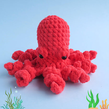 Hooktasyy 12-in-1 Sea Animals Crochet Pattern Bundle Low-Sew Ocean Amigurumi PDF