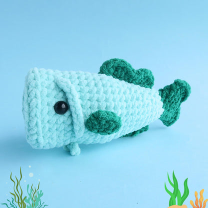Hooktasyy 12-in-1 Sea Animals Crochet Pattern Bundle Low-Sew Ocean Amigurumi PDF