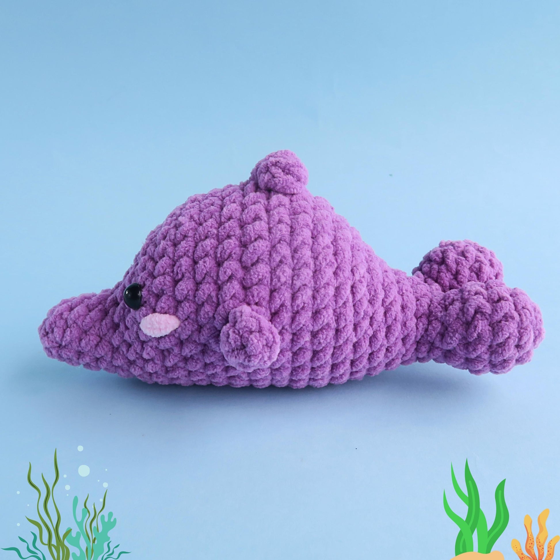 Hooktasyy 12-in-1 Sea Animals Crochet Pattern Bundle Low-Sew Ocean Amigurumi PDF